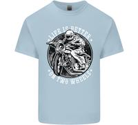 La Vita È Migliore Su Due Ruote Maglietta Per Bambini Ragazzi E Ragazze