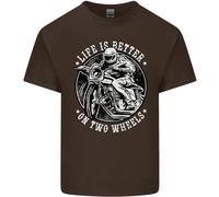 La Vita È Migliore Su Due Ruote Maglietta Per Bambini Ragazzi E Ragazze