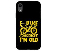 La vita è migliore su una bici elettrica perché sono vecchio Custodia per iPhone XR