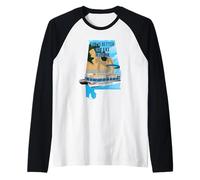 La Vita è Migliore sul Lago Martin Pontoon Maglia con Maniche Raglan