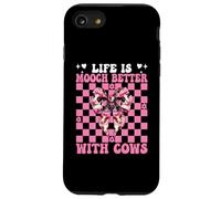 La vita è Mooch Mooch Meglio Con Le mucche Agricoltore Dairy Farmer Mucca Custodia per iPhone SE (2020) / 7/8