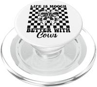 La vita è Mooch Mooch Meglio Con Le mucche Agricoltore Dairy Farmer Mucca PopSockets PopGrip per MagSafe