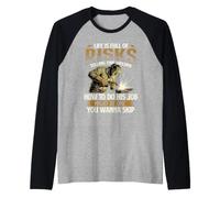 La Vita è Piena di rischi - Saldatore Metalworker Ironworker Weld Maglia con Maniche Raglan