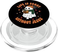 La vita è spaventosa senza Gesù - Christian Halloween PopSockets PopGrip per MagSafe