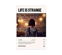 La vita è strana (2015) Poster su tela per videogiochi, decorazione da parete per soggiorno, camera da letto, stile senza cornice, 50 x 75 cm