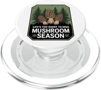 La vita è troppo breve per perdere la stagione dei funghi PopSockets PopGrip per MagSafe