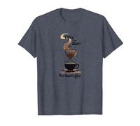 La Vita è Troppo Breve per Un caffè Cattivo - Coffee Lover Art Maglietta, Uomo, Pervinca, XL