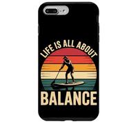 La vita è tutta una questione di equilibrio, paddleboarding retrò Custodia per iPhone 7 Plus/8 Plus