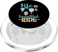 La vita è un bellissimo giro in mongolfiera PopSockets PopGrip per MagSafe