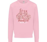 La Vita È Un Bellissimo Viaggio Felpa Per Bambini Bicicletta