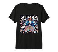 La Vita è Un Gioco - Anime Manga Inspired Art Maglietta Premium