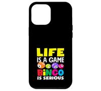 La vita è un gioco Bingo è un giocatore serio di bingo Custodia per iPhone 12 Pro Max
