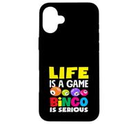 La vita è un gioco Bingo è un giocatore serio di bingo Custodia per iPhone 16 Plus
