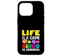 La vita è un gioco Bingo è un giocatore serio di bingo Custodia per iPhone 16 Pro