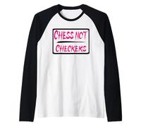 LA Vita È Una Partita A Scacchi, Non A Dama Maglia con Maniche Raglan