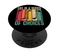La vita è una serie di scelte Golf Humor PopSockets PopGrip Adesivo