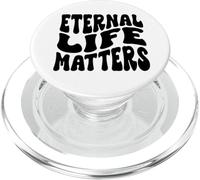 La vita eterna conta la risurrezione cristiana Domenica Gesù PopSockets PopGrip per MagSafe