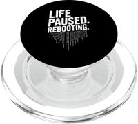 La vita ha sospeso il riavvio dell'umorismo geek tecnico PopSockets PopGrip per MagSafe