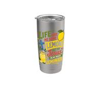 La vita mi ha dato dei limoni, ma il mio Gesù è Makin Lemonade Bicchiere termico in acciaio inox doppia parete