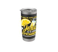 La vita mi ha dato dei limoni, ma il mio Gesù è Makin Lemonade Bicchiere termico in acciaio inox doppia parete