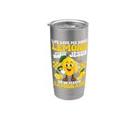 La vita mi ha dato dei limoni, ma il mio Gesù è Makin Lemonade Bicchiere termico in acciaio inox doppia parete