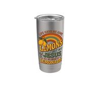 La vita mi ha dato dei limoni, ma il mio Gesù è Makin Lemonade Bicchiere termico in acciaio inox doppia parete