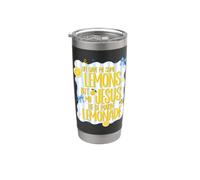 La vita mi ha dato dei limoni, ma il mio Gesù è Makin Lemonade Bicchiere termico in acciaio inox doppia parete
