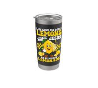 La vita mi ha dato dei limoni, ma il mio Gesù è Makin Lemonade Bicchiere termico in acciaio inox doppia parete