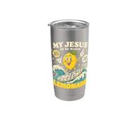La vita mi ha dato dei limoni, ma il mio Gesù è Makin Lemonade Bicchiere termico in acciaio inox doppia parete