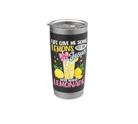 La vita mi ha dato dei limoni, ma il mio Gesù è Makin Lemonade Bicchiere termico in acciaio inox doppia parete