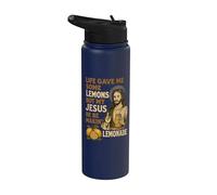 La vita mi ha dato dei limoni, ma il mio Gesù è Makin Lemonade Stainless Steel Insulated Water Bottle