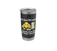 La vita mi ha dato limoni ma il mio Gesù sta facendo la limonata Bicchiere termico in acciaio inox doppia parete