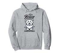 La vita migliore con il cane da pastore maremmano abruzzese Felpa con Cappuccio