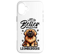 La vita migliore con il Leonberger Custodia per iPhone 16 Plus