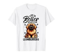 La vita migliore con il Leonberger Maglietta