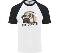 La Vita Non È Perfetta Ma Il Mio Cane È Uomo S/S Maglietta Da Baseball