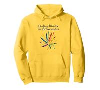 La Vita Non riguarda l'essere Questa Perfetta Arte Colorata a Pastello Felpa con Cappuccio, Unisex per Adulti, Limone, XL