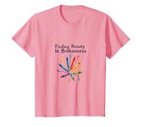 La Vita Non riguarda l'essere Questa Perfetta Arte Colorata a Pastello Maglietta, Bambini, Rosa, 3 Anni