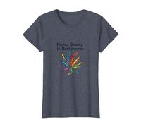 La Vita Non riguarda l'essere Questa Perfetta Arte Colorata a Pastello Maglietta, Donna, Pervinca, XL
