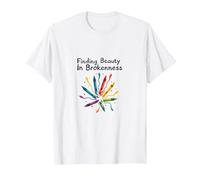 La Vita Non riguarda l'essere Questa Perfetta Arte Colorata a Pastello Maglietta, Uomo, Bianco, S