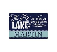 La Vita Personalizzata È Migliore Al Lake Family Name Il Lago È Il Mio Posto Felice Zerbini Per Interniresistentetappeto Bagnoscarpe Raschiettotappetino Antiscivolointerniinternoporta40 X 60Cm