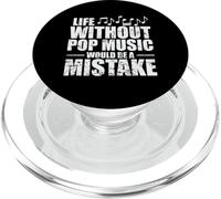 La vita senza musica pop è un cantante di errori PopSockets PopGrip per MagSafe