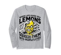 La Vita Ti dà Limoni spremere Loro negli Occhi della Gente Maglia a Manica