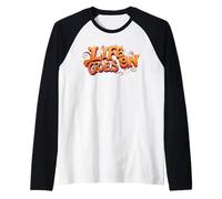 La Vita va avanti. Motivazionale Maglia con Maniche Raglan