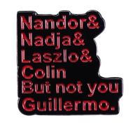 La Vita Vampiro - Cosa Facciamo In Ombra? Spilla Smalto Per Accessori Moda, normale, Metallo non prezioso