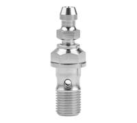 la vite di titanio, Bullone banjo for tubo freno in titanio di grado 5 e set di valvole di spurgo frizione M10x1mm/1,25mm multicolore(Titanium-01,1.0MM-M10)