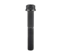 la vite di titanio, Bulloni flangiati esagonali M8x1,25x15-55mm Chiave esagonale da 6mm Lega di titanio Grado 5 Confezione da 4 Multicolore(Black,35MM-M8)
