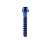 la vite di titanio, Viti for freni a disco M5 a testa conica, confezione da 4, grado 5, titanio multicolore, 9-60 mm(Blue,35MM-M5)