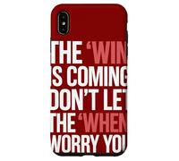 La vittoria sta arrivando non lasciare che il quando ti preoccupi Custodia per iPhone XS Max