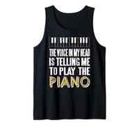 La Voce nella mia Testa Dice di Suonare Il Piano Canotta